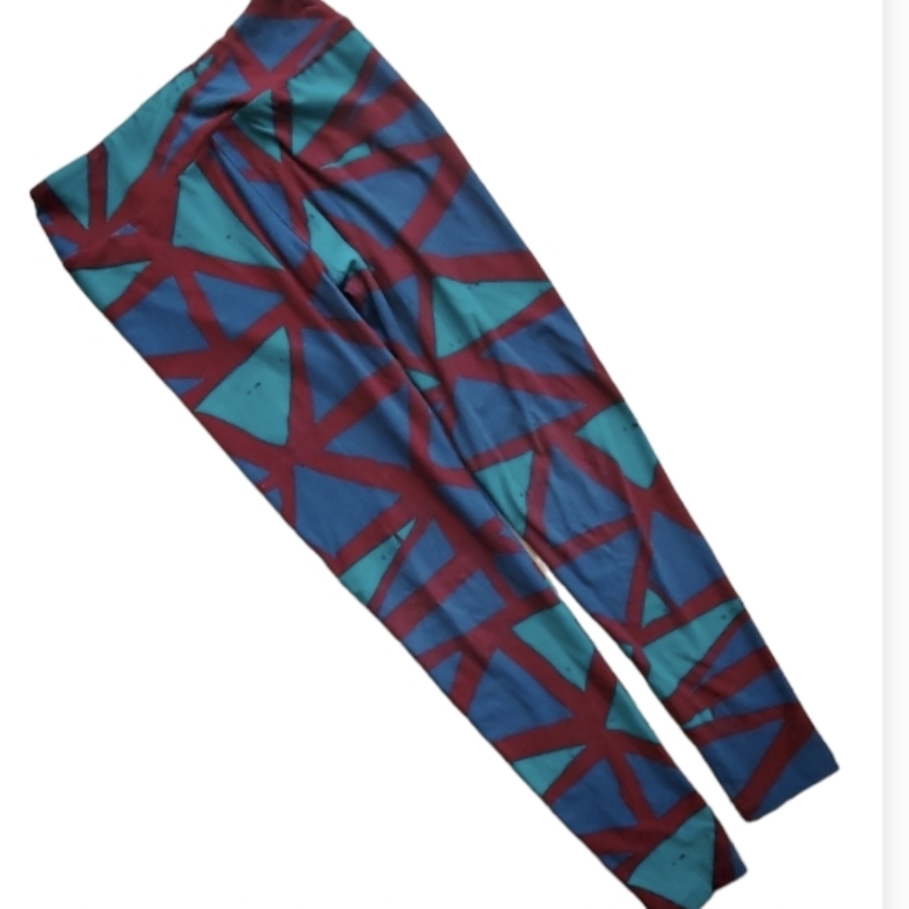 LuLaRoe Womans Leggings‎ in Stained Glass Pattern One Size